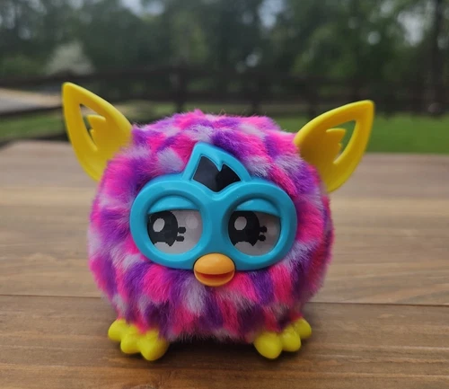 RARE 2013 Furby Boom Furbling Mini Pink Blue White Yellow -Excellent Condition!!