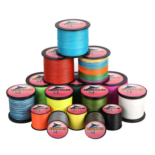 HERCULES Geflochtene Angelschnur 1000M 8 Stränge PE Extreme Weave Braid Leinen Test - Bild 1 von 38