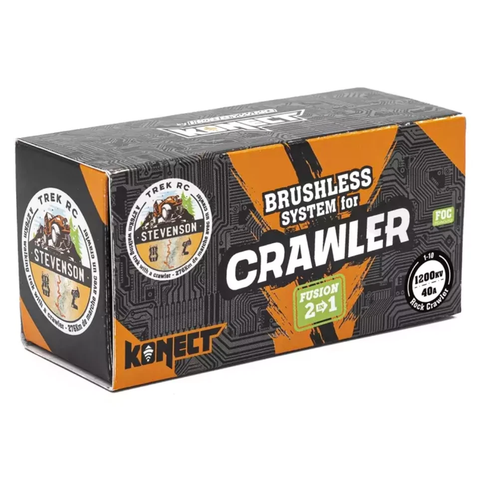 Konect Fusion Brushless Crawler System 1200kv Motor ESC RC Truck 1/10 TRX4 Gen8 - Image 2 of 4