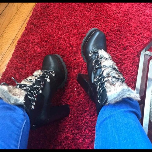 chunky platform boots size 11