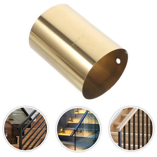 2 Pcs Stair Handrail Accessories Metal End Sealing Caps Terminator