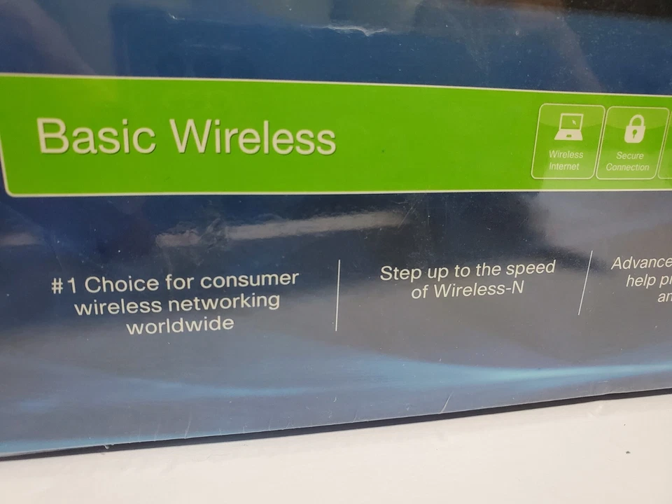 New SEALED Linksys Wireless-N Home Router Cisco Model WRT120N 2.4 GHz Four Port - Image 4 of 4