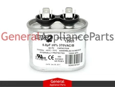 Range Oval Capacitor 5 MFD 370v Fits Dacor # SFA375A14 61009009 A10000AFC 000419