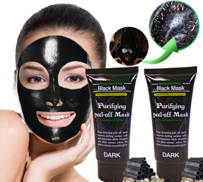 Black Bamboo Charcoal Peal Off Face Mask Deep Cleansing Facial Purifying Acne 