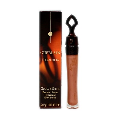 GUERLAIN TERRACOTTA GLOSS & SHINE MOISTURISING LIP BALM SUN SHIMMER 5ML #02