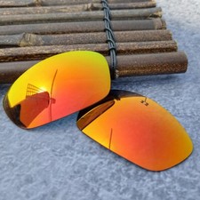 LensOcean Polarized Replacement lenses for-Oakley Juliet - Fire Red