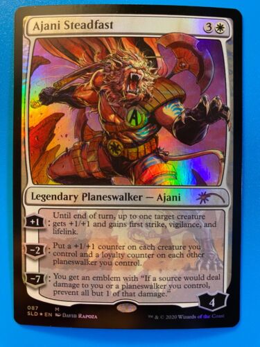 MTG 1x FOIL Ajani Steadfast Secret Lair Drop Magic the Gathering Card x1 NM