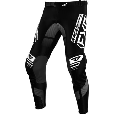 FXR Cross Hose Podium Schwarz/Weiß
