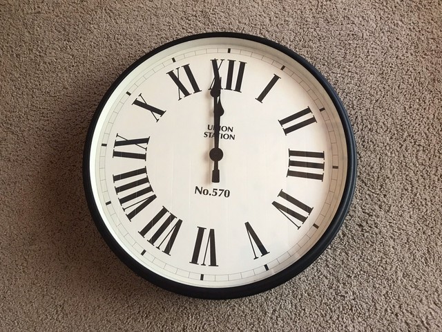 Pottery Barn Large 22 Union Station Wall Clock For Sale Online Ebay