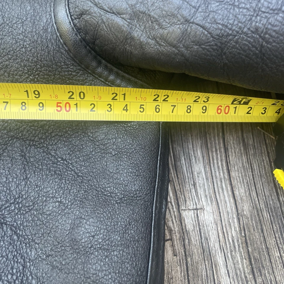 Vintage USAF HEAVY leather  G-8 Type flyer hooded Shearling aviator Coat  Large - Image 3 of 4