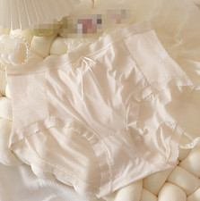 Women Soft High Waist Elasticity Briefs Panties No Trace Underpants 90-260Lbs