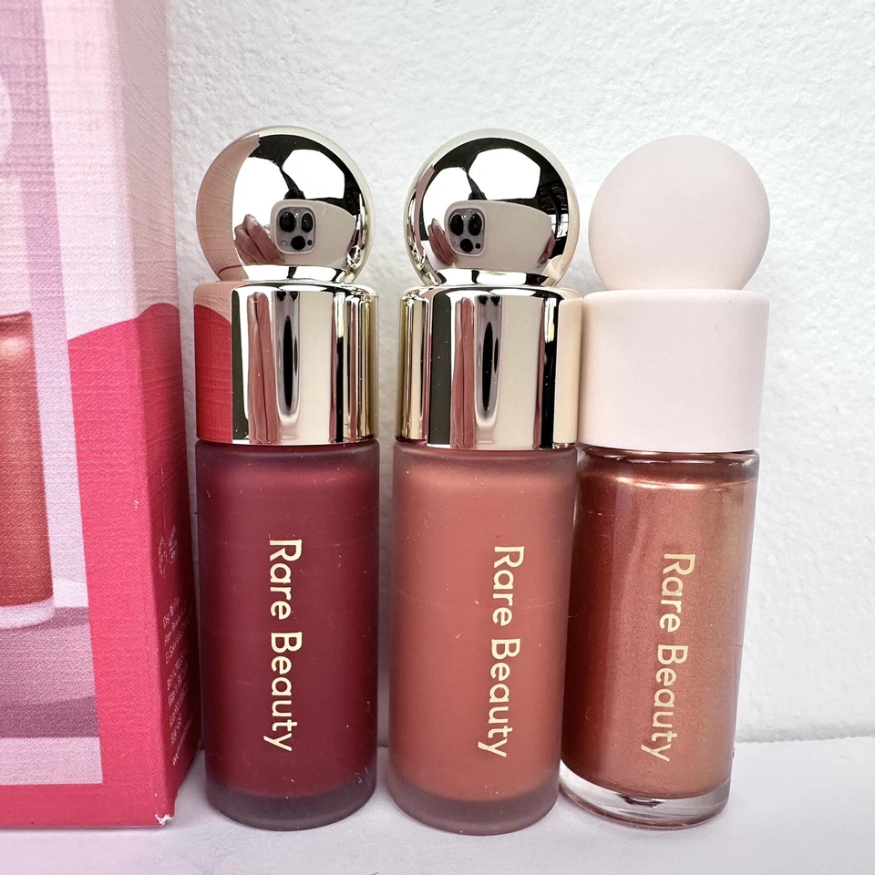 Rare Beauty by Selena Gomez Mini Blush & Luminize Trio 3pc Gift Set Limited Ed. - Image 2 of 4