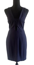 ASTR The Label Navy Blue Sleeveless Fitted Stretch  Dress Small/Medium, Cut-outs