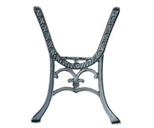 2 Stück Fuß Schwerer Gründerzeit, Gartentisch aus massivem Gußeisen metal-ZAG25