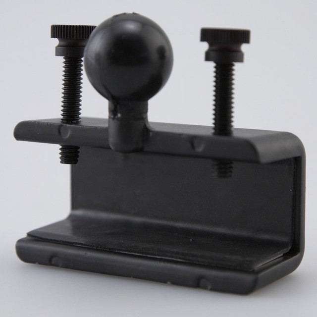 RAM Glare Shield Flat Clamp Channel Mount w/1" Ball, RAMB259U eBay
