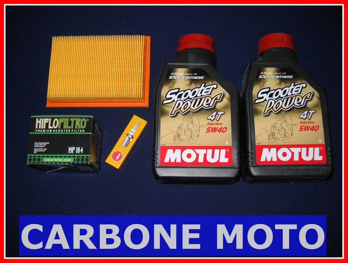 Kit Tagliando Olio Motul 7100 10W40 + Filtro Per Aprilia 125 SR Max 4T