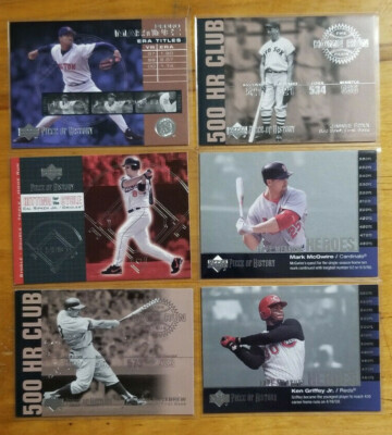 2002 Upper Deck Piece of History w/RC/625, inserts pick fill your set