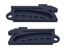 Coppia cursori rinforzati riparazione per capote Abarth 595 Cabrio Abarth 595C