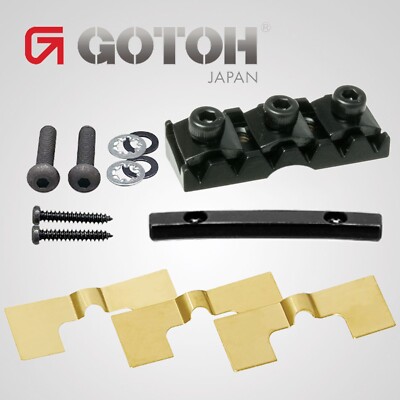 GOTOH FGR-1 Floyd Rose Guitar Locking Nut Bottom Mount R2 1 5/8'' (41mm) - BLACK