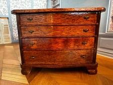 Dolls house miniature 1:12 HANDMADE chest of drawers