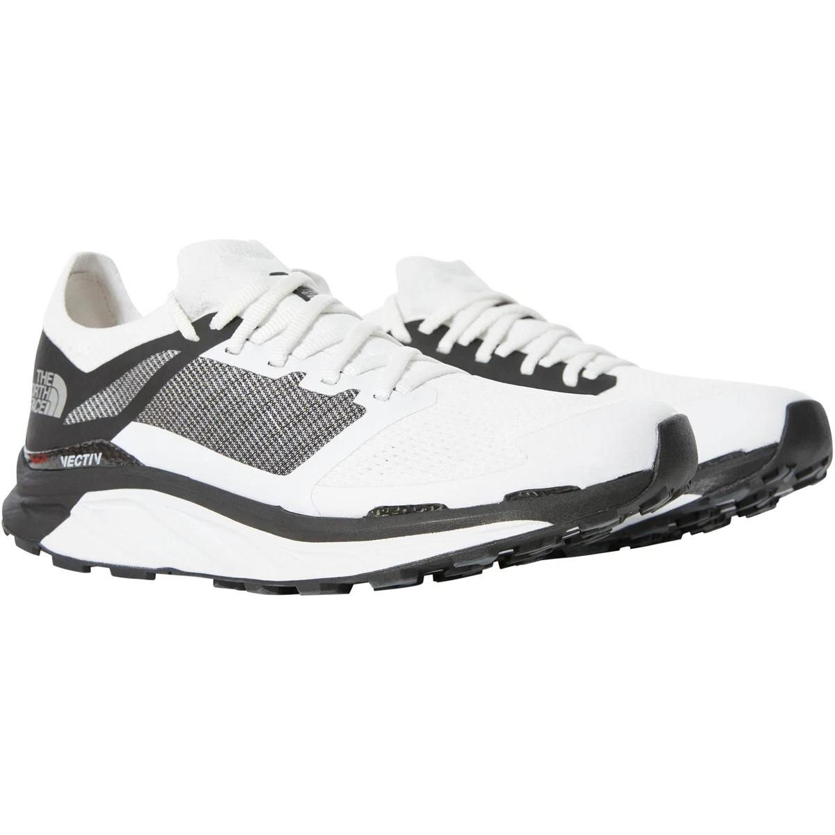 The North Face Womens Flight Vectiv Trail Run Shoe White Black