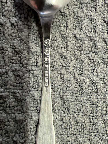 PAYE & BAKER STERLINGSILBER 3,5" DEMITASSE LÖFFEL - KEIN MONOGRAMM - Bild 4 von 4