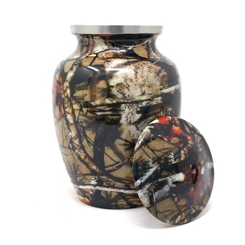Cremation urn Medium Aluminium Camouflage - Picture 3 of 6