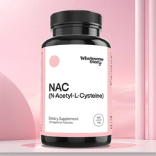 Wholesome Story NAC (N-Acetyl L-Cysteine) 600mg - Antioxidant, Fertility Support