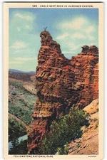 Postcard Eagle Nest Rock In Gardiner Canyon VTG Unposted VPC01.