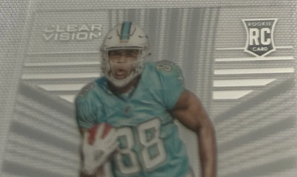 2016 Clear Vision Football Leonte Carroo Miami Dolphins Rookie #149 #d 994/999 - Image 2 of 4