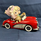 Rare Precious Moments "The Honeymoon Never Ends" #142008 Couple Car Road Trip Le