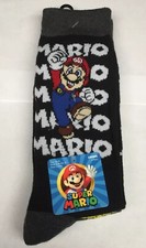 High Point Design Super Mario 2 Pair Pack Socks Size 6-12 Men s Crew New AR225