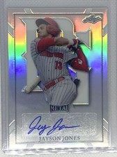 2021 LEAF PERFECT GAME METAL SILVER REFRACTOR JAYSON JONES AUTO 4