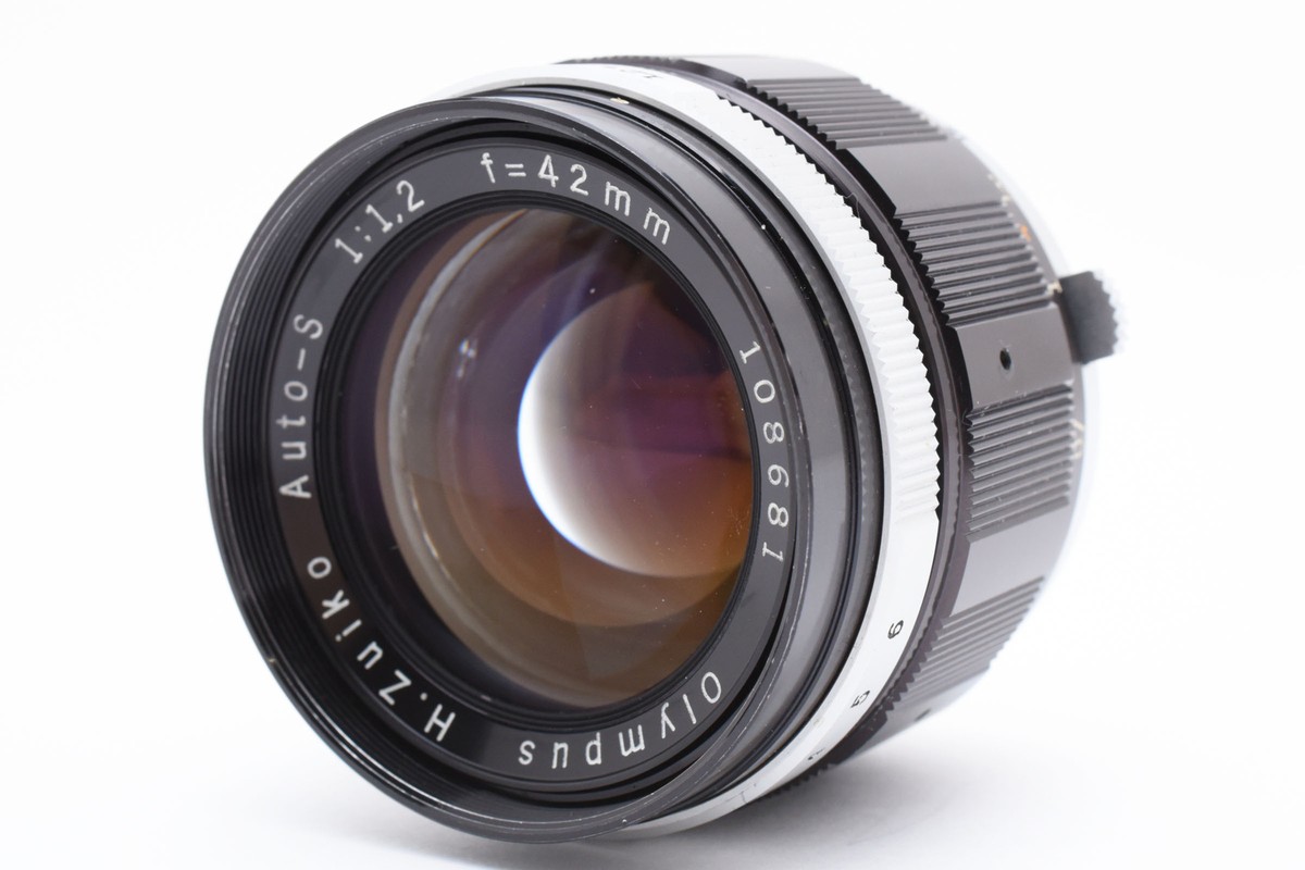 Near MINT] Olympus H.Zuiko Auto-S 42mm f/1.2 MF Lens for PEN F FV