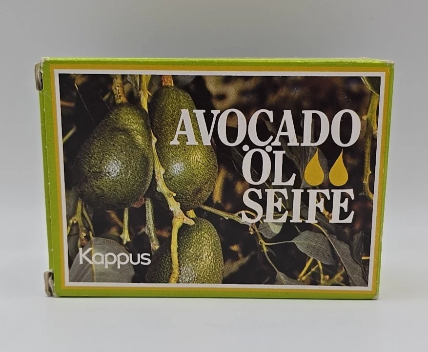 复古 Kappus 鳄梨油香皂 Ol Seife 酒吧香皂 100 克/ 3.5 盎司 - 全新 — 第 3/4 张图片