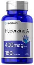 Huperzine A 400mcg 180 Capsules | Non-GMO, Gluten Free Supplement | by Horbaach