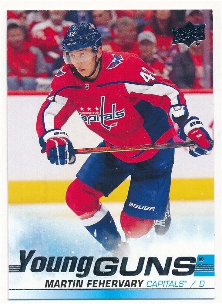 MARTIN FEHERVARY 2019-20 UPPER DECK YOUNG GUNS #236 CAPTITALS MINT