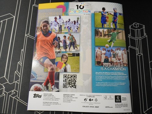 Topps Women’s Euro EM Switzerland 2025⚽Sammelmappe/Album leer + 6 Random Sticker - Bild 2 von 2
