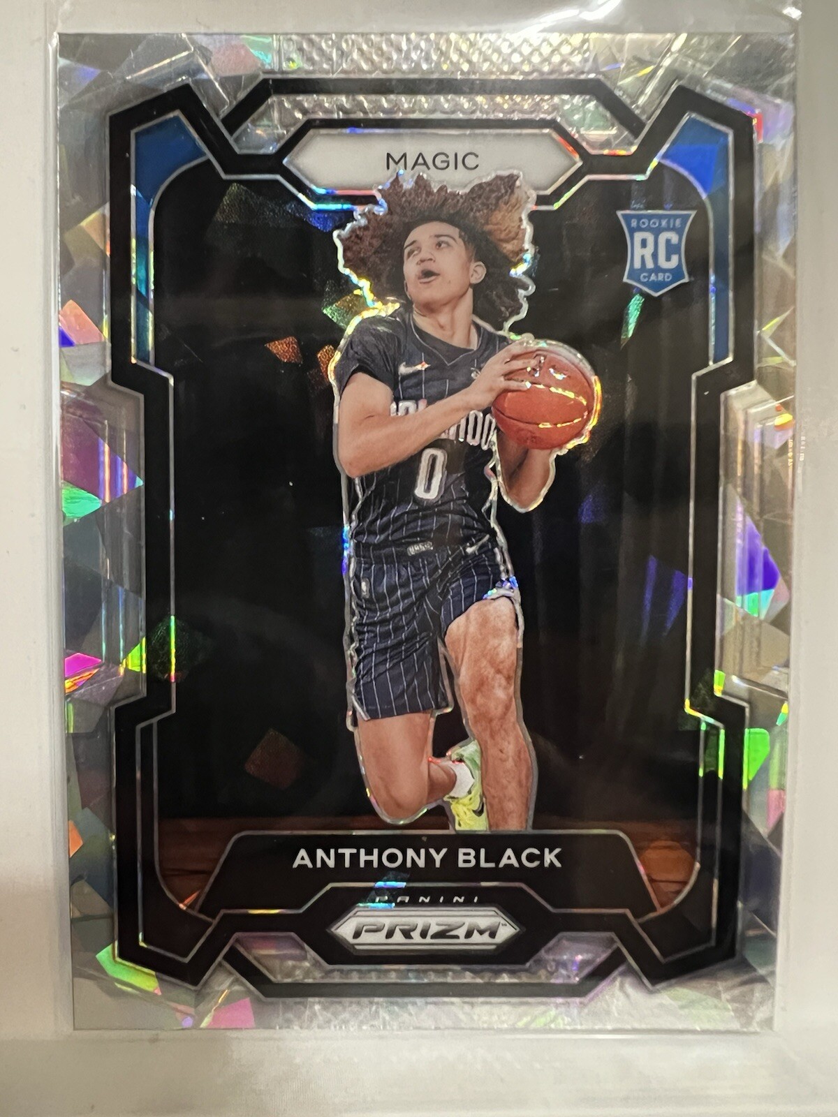 2023-24 Prizm Anthony Black Cracked Ice #170 RC Orlando Magic