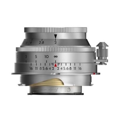 Thypoch Eureka 50mm F2 MF Brass Version Full Frame Lens for Leica M-mount Camera