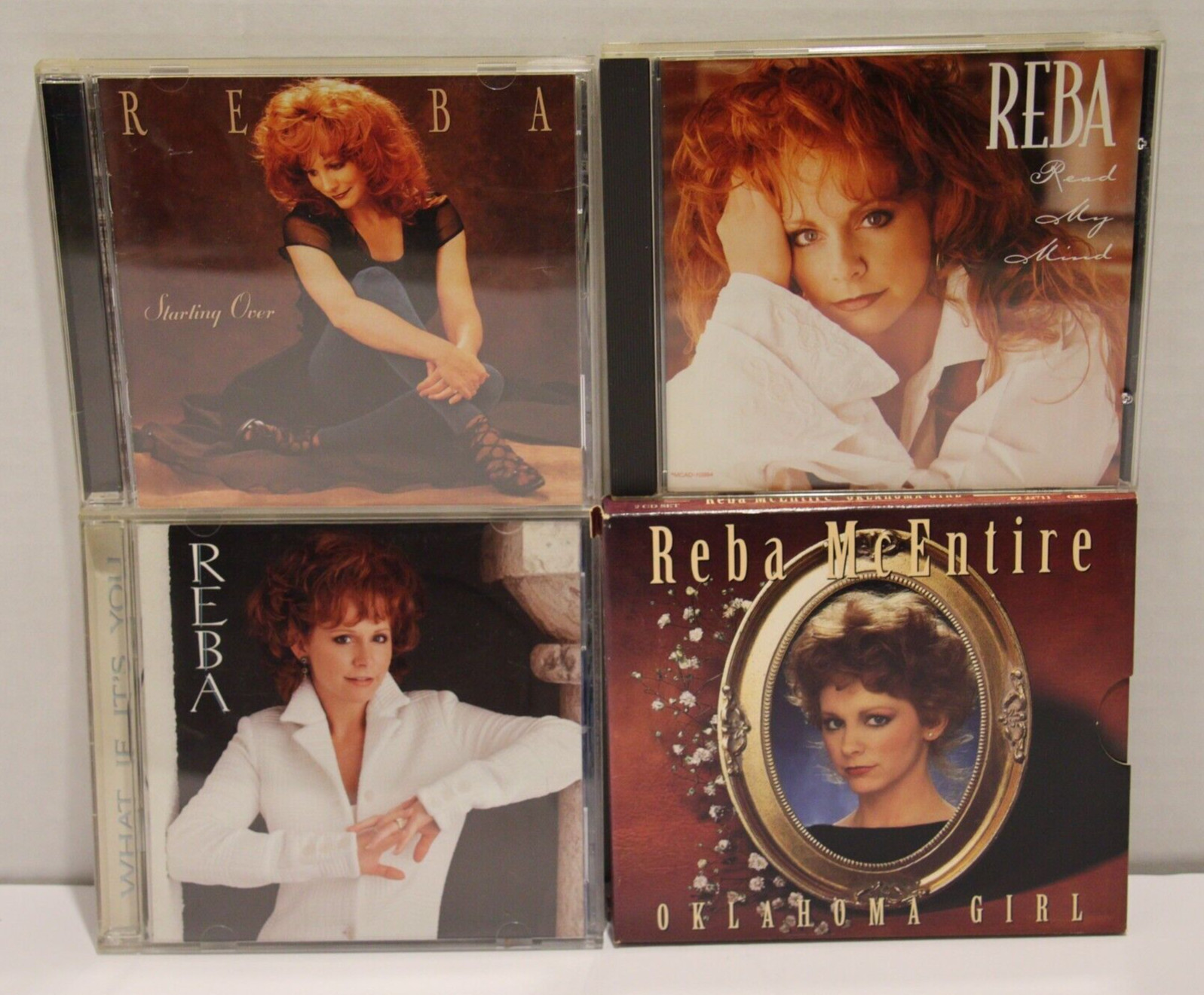 Reba McEntire CD Lot Oklahoma Girl-Starting Over-Read My Mind-What If It's