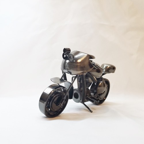 Sammlerstück Rennrad Motorrad Druckguss Modell Motorrad Skulptur Metallkunst - Bild 10 von 24