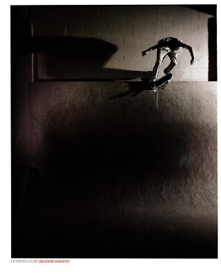 PSK47 SKATEBOARDING MAGAZIN WERBUNG 11X16'' DC SHOES THE BERRICS: EVAN SMITH