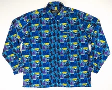 Pelle Pelle Rhythm Marc Buchanan Vintage Hip Hop DJ Long Sleeve Shirt XL