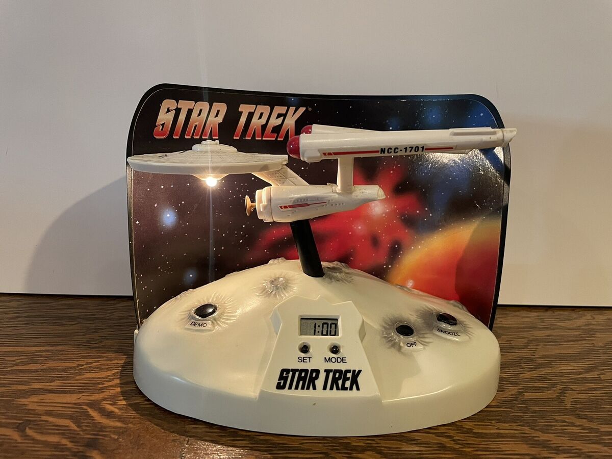 Vintage Star Trek USS Enterprise NCC-1701 Alarm Clock Vintage Star Trek USS Enterprise NCC-1701 Alarm Clock