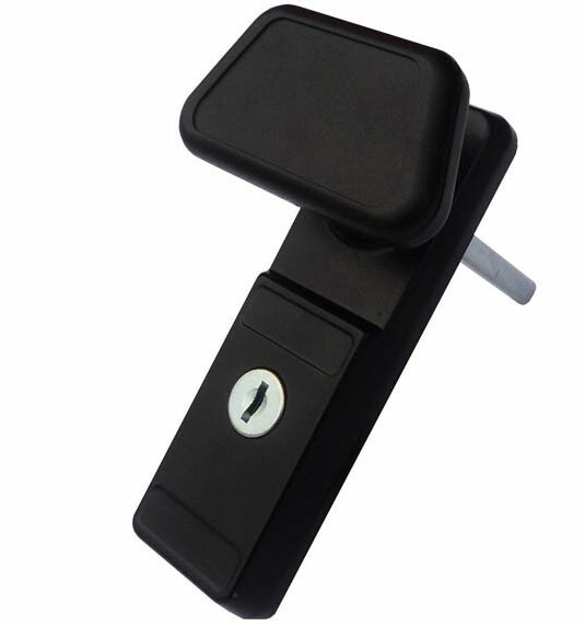 Cardale Garage Door Locking Handle Euro T BAR Lock In Black NEW SPARES