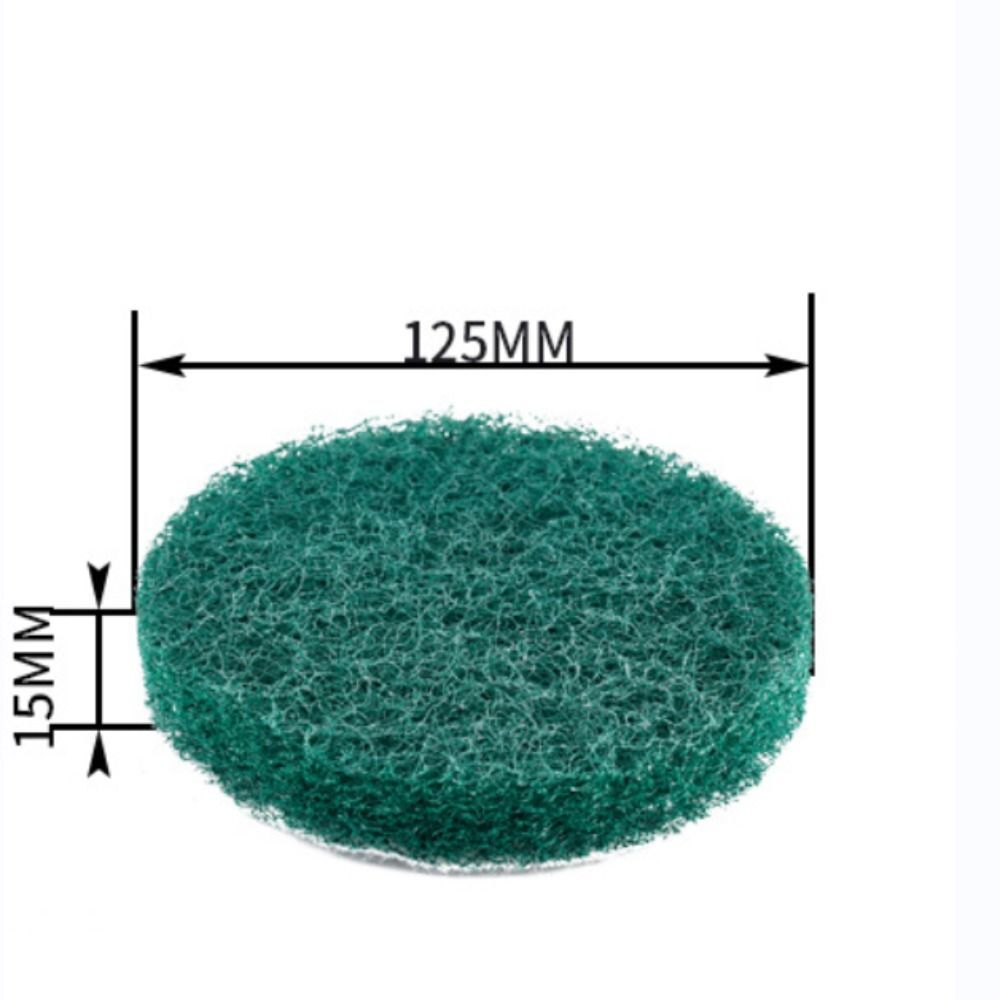 6pcs Green 180 Grit Drill Scuff Pads Flocking Polishing Pad for Rust