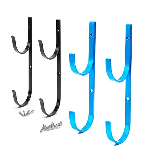 2/4Pcs NEW Swimming Pool Pole Hanger Aluminum Alloy Telescopic Pole Fixing Hook