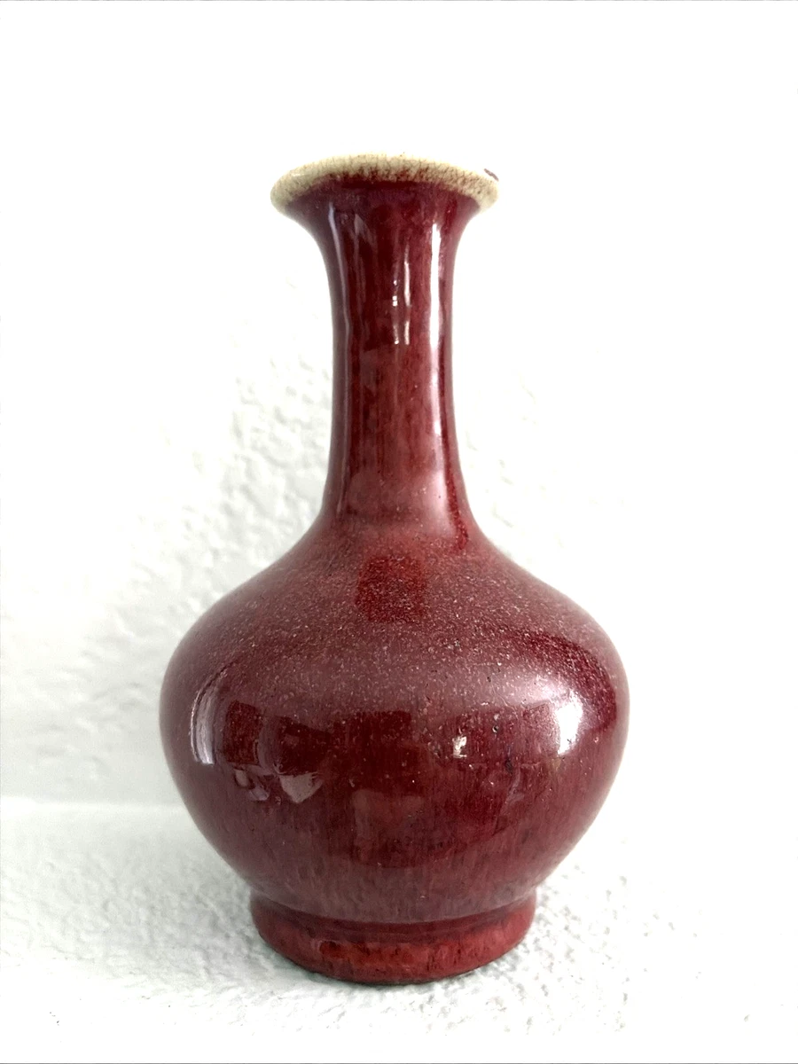 红色古董原始1800年以前中国古董花瓶| eBay
