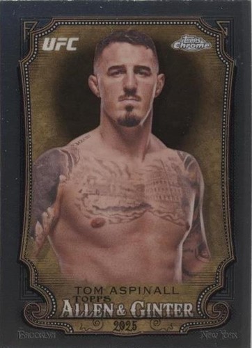 2025 Topps Chrome UFC #AAG-18 Tom Aspinall Allen & Ginter | eBay
